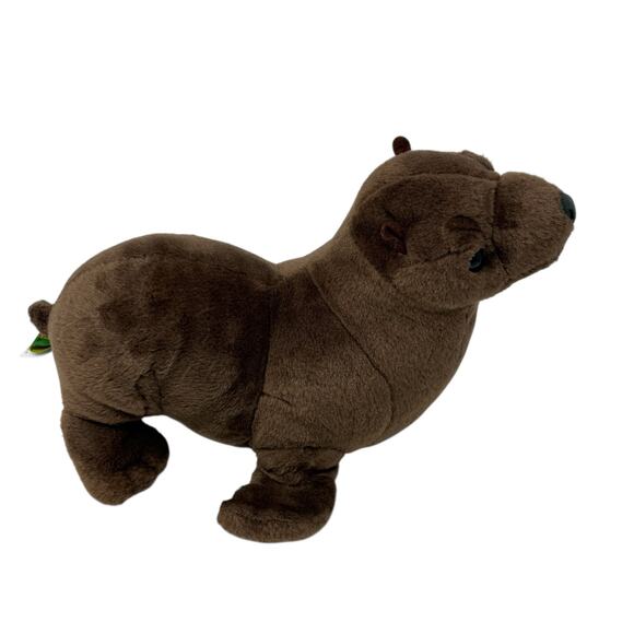 Wild Republic Brown Plush Seal Stuffed Animal Plushie Toy Collectable 10" - Picture 9 of 10